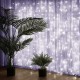 2X2 Metre Fişli Perde Led Işıklar Animasyonlu Eklemeli Dekoratif Organizasyon Dükkan Süsleme Ramazan Yılbaşı