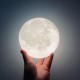 3D Beyaz Led Işıklı Ay Gece Masa Lambası 12 Cm Moonlight Dolunay Aydınlatma Çocuk Odası Hediyelik