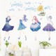 Balerin Kızlar Bebek & Çocuk Odası Duvar Sticker Çıkartma Seti