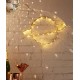 Dekoratif Led Işıklı Duvar Tel Satürn Gece Lambası Çocuk Bebek Odası Hediyelik