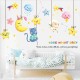 İpli Yıldız Hayvanlar Bebek & Çocuk Odası Duvar Sticker Çıkartma Seti