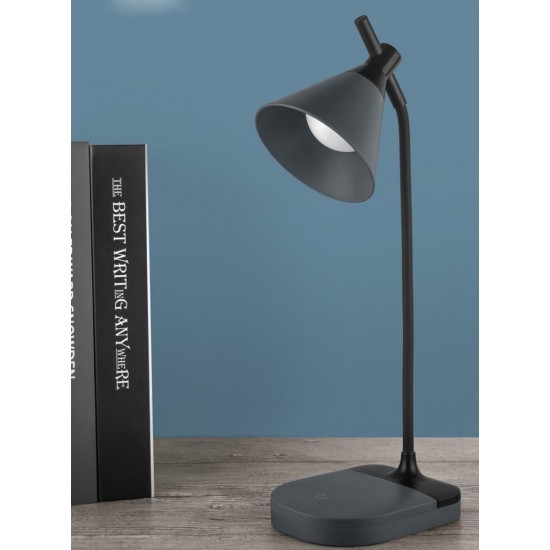 Özel Tasarım Koni Şarjlı Gece Masa Lambası Dokunmatik 3 Farklı Led Işıklı